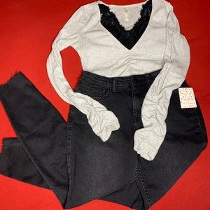 NWT Free People Skinny Jeans 👖 (CURVY) NEW!